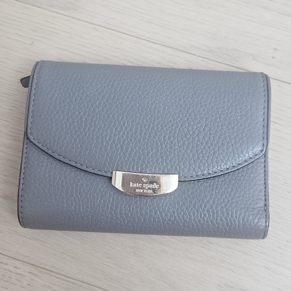 kate spade Handbags - KATE SPADE Mulberry Street Callie Trifold Wallet Grey